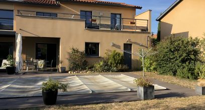 aménagement d'une terrasse à Millery